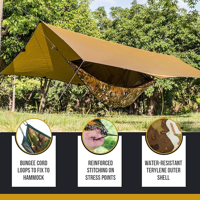 OneTigris Hideout Hammock Underquilt, Lightweight 4 Season Hammock Gear - Image 3