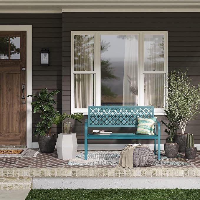 Grand patio 50" Outdoor Bench Garden Bench - Image 9