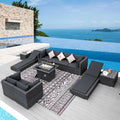 NICESOUL 11 Piece Sectional Patio Set by NICESOUL