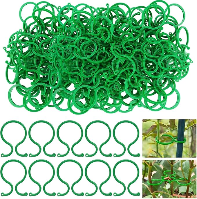 Hysagtek 100 Pcs Plant Support Clips by Hysagtek