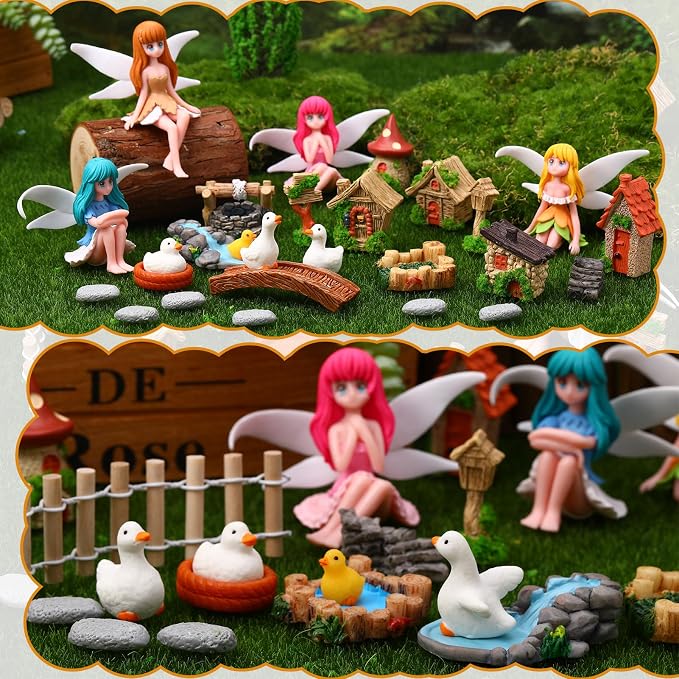 35 Pcs Fairy Garden Accessories Miniatures Garden Kit - Image 4