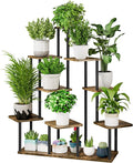 AZERPIAN Plant Stand 9 Tier Indoor Metal Flower Shelf by AZERPIAN