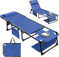 Devoko Beach Lounge Chair, Outdoor Sun Tanning Chair by DEVOKO