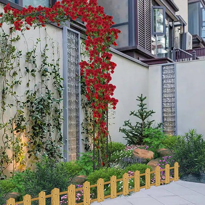 Half Sided Arch Against The Wall Garden Arch Trellis - Image 7