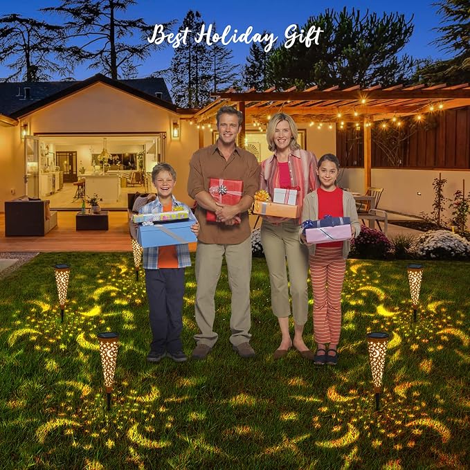 Go2garden Solar Lights Outdoor Decorative Stake Lights Waterproof - Image 3