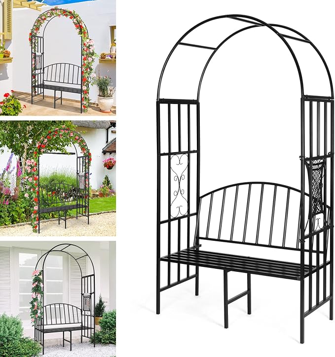 Garden Arch Heavy Duty Arbor by XCSOURCEDirect