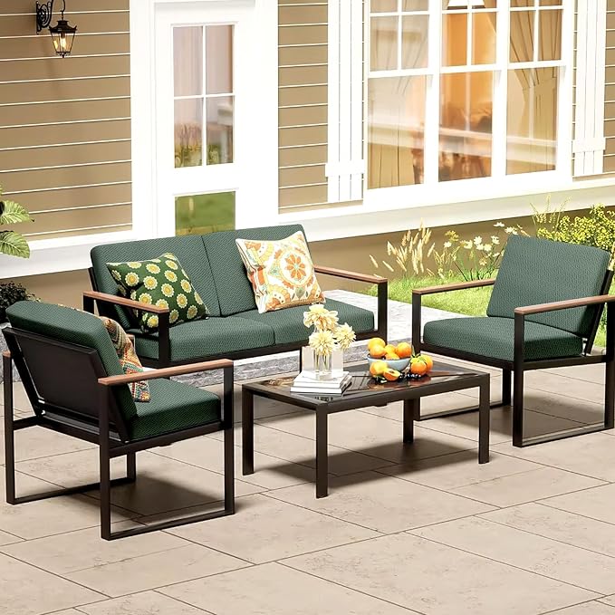 8Pcs Patio Cushion Covers, Outdoor Cushions Covers, Stretch Cushion Covers - Image 6