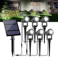 Solar Spot Lights Outdoor, Landscape Spotlights IP65 Waterproof 9.8ft Cable by CREPOW