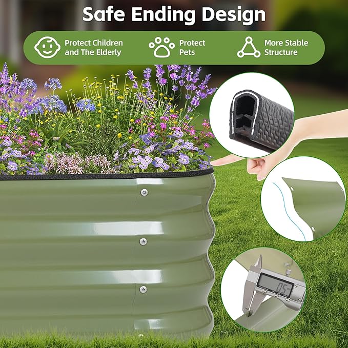 3-in-1 Modular Raised Garden Bed Kit - Image 6