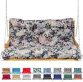 Porch Swing Cushion with Backrest, Waterproof Bench Cushion by NANGELRN