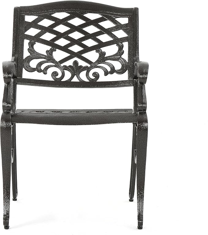 Christopher Knight Home Hallandale Outdoor Sarasota Cast Aluminum Rectangular - Image 7