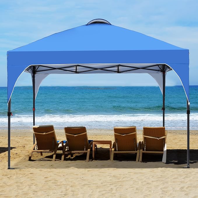 GDY 10x10 Pop Up Canopy Tent, Outdoor Gazebo - Image 5