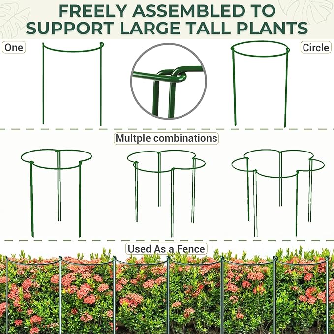LEOBRO Plant Support, Plant Stakes, Plant Supports - Image 7