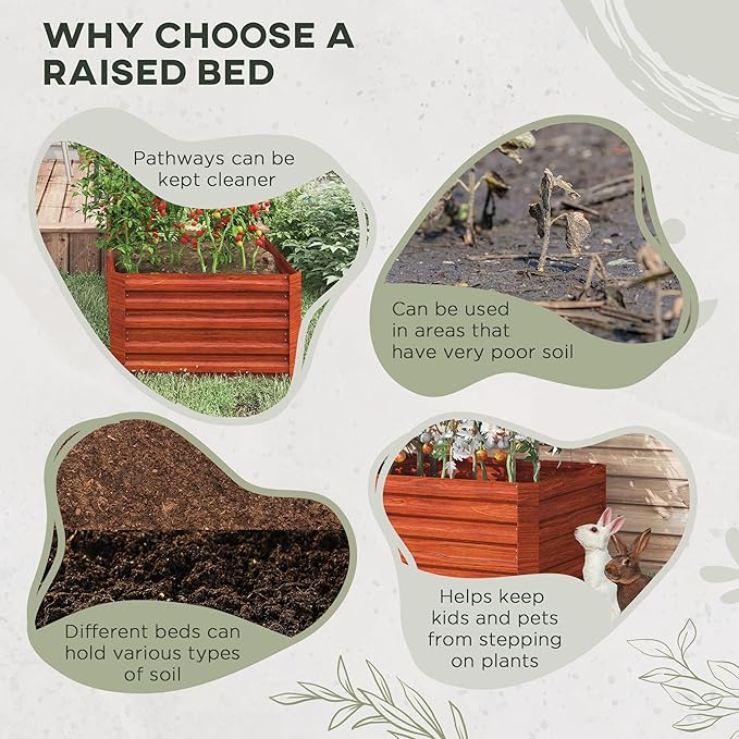 Outsunny Galvanized Raised Garden Bed Kit - Image 5