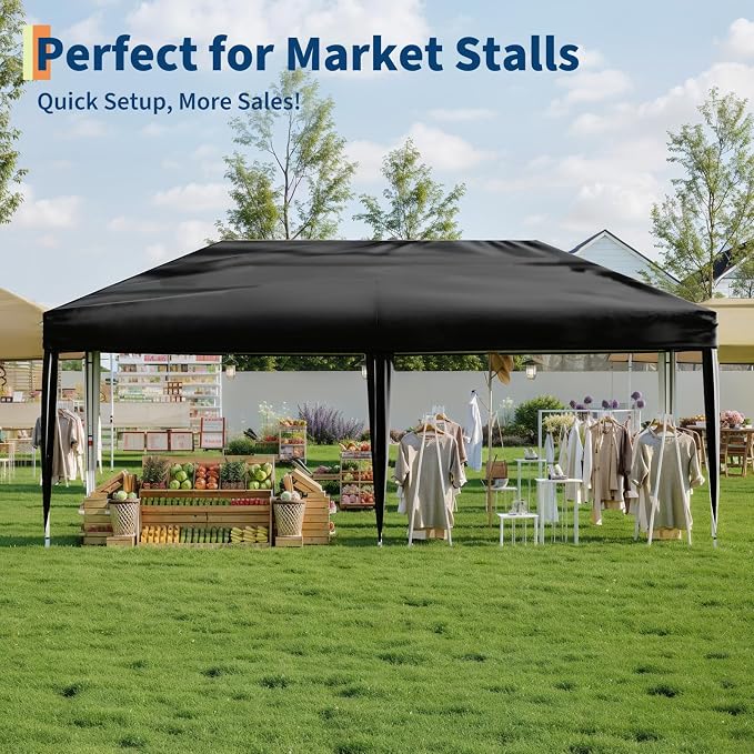 Garvee 10x10 Pop Up Canopy Tent, Heavy Duty Commercial Instant Shelter - Image 3