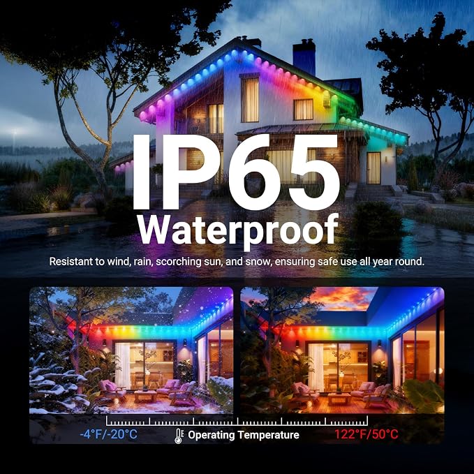 NEEWER 144ft Permanent Outdoor Lights - Image 6