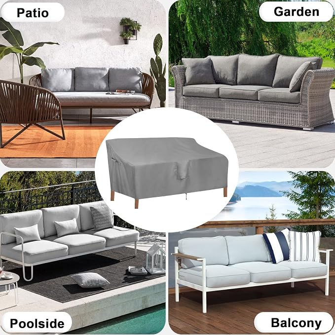 OutdoorLines Outdoor Waterproof Patio 3-Seater Couch Cover - Image 8