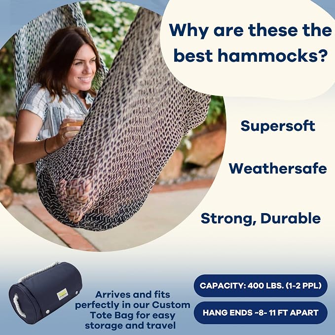 Handwoven Cotton Rope Hammock by Yellow Leaf Hammocks - Image 2