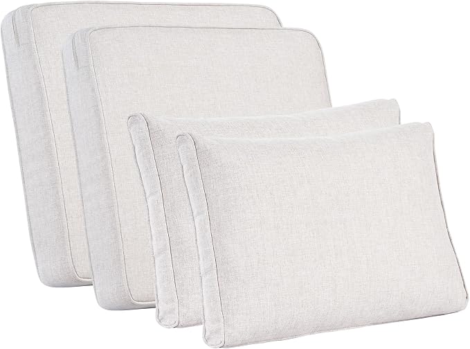 ovios Patio Cushion Covers, Waterproof Cushion Cover by OVIOS
