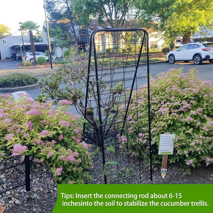 Heavy Duty 50"x17" Adjustable A-Frame Trellis - Image 4