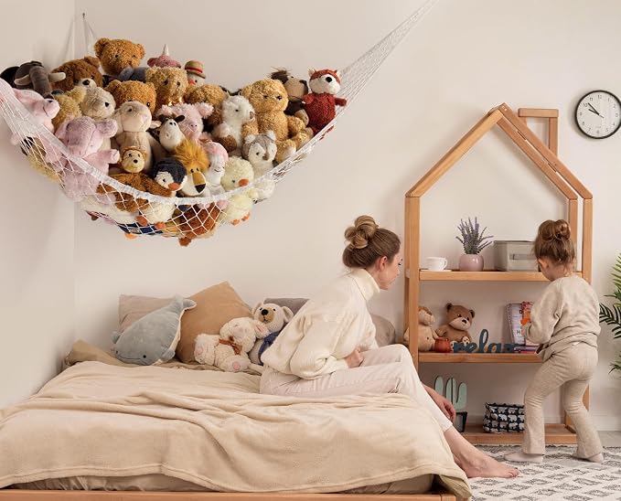 Stuffed Animal Storage Hammock Net Corner - Image 3
