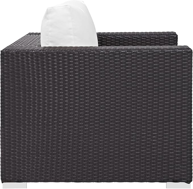 Modway Convene Wicker Rattan Outdoor Patio Arm Chair - Image 5