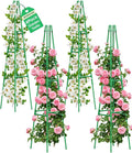 4 Pack Garden Trellis for Climbing Plants Outdoor, 6FT Plant Trellis Support by MYMULIKEHOME