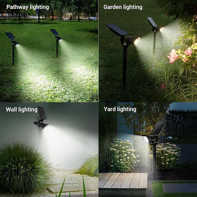 Solar Spotlights Outdoor, 4 Modes Solar Landscape Spot Light - Image 7