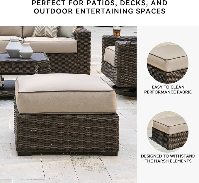 Signature Design by Ashley Coastline Bay Outdoor Patio Nuvella Weather - Image 5