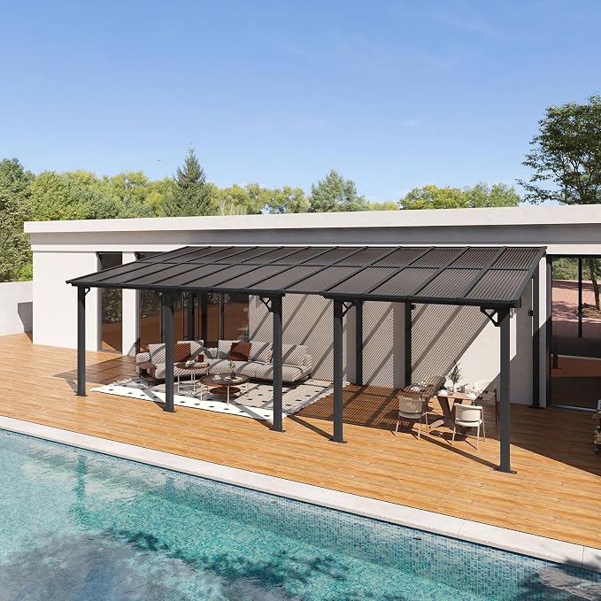Aoxun 24' x 10' Pergola for Patio, Gazebo - Image 8