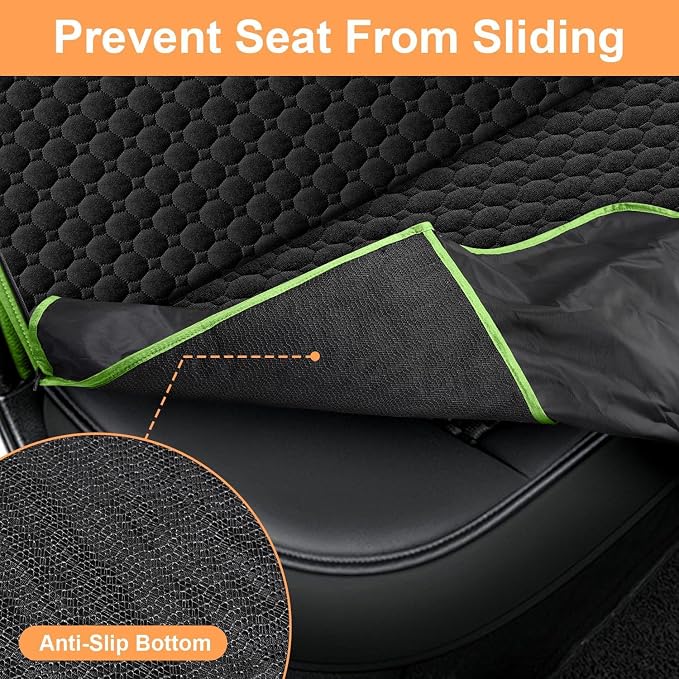 Mancro Dog Car Seat Cover, 2025 Upgraded 600D Heavy Duty Waterproof & - Image 8