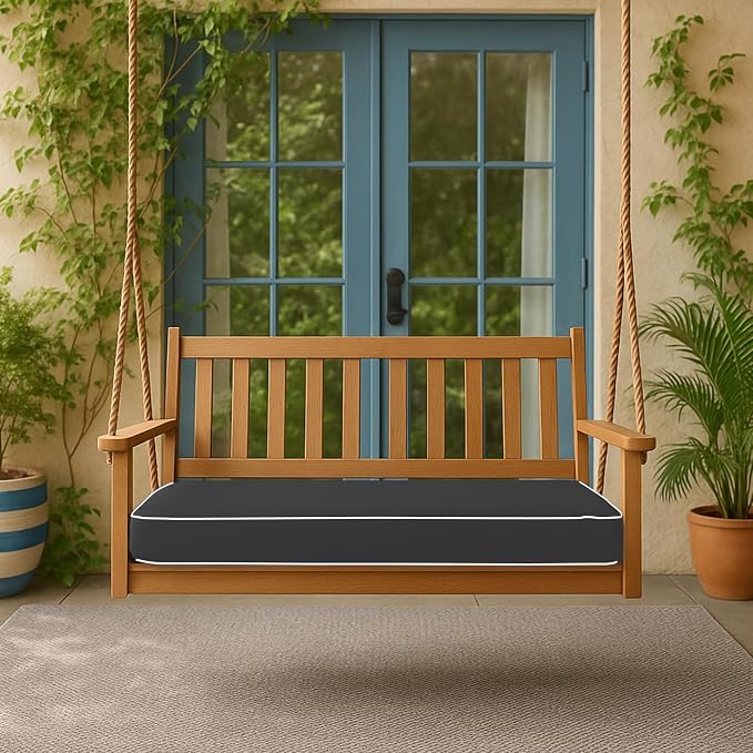 King Size Outdoor Porch Swing Daybed Mattress Cover Olefin, Patio Daybed - Image 6