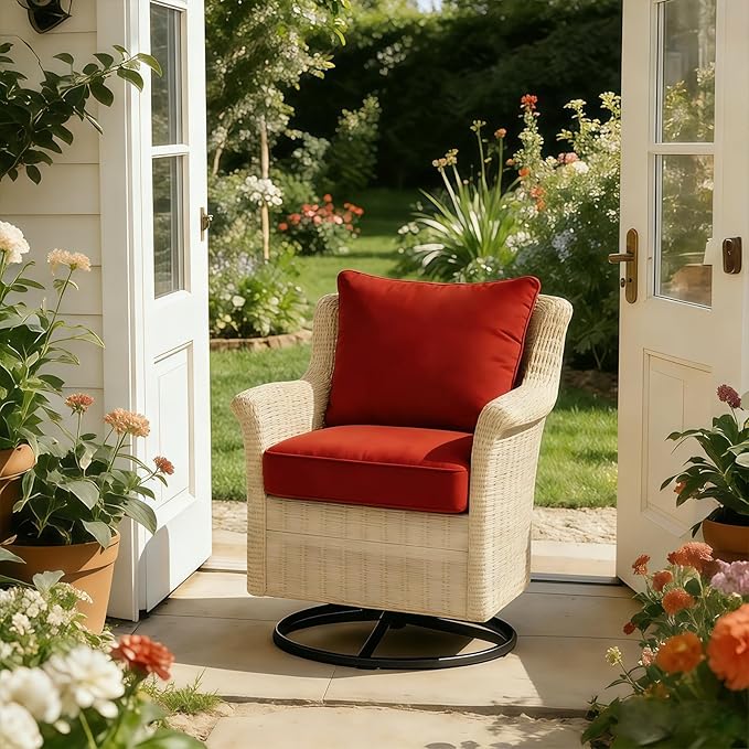 Goodgoods 24 x 24 Outdoor Patio Deep Seat Cushions 2-Pack, 1000+ Hours - Image 6