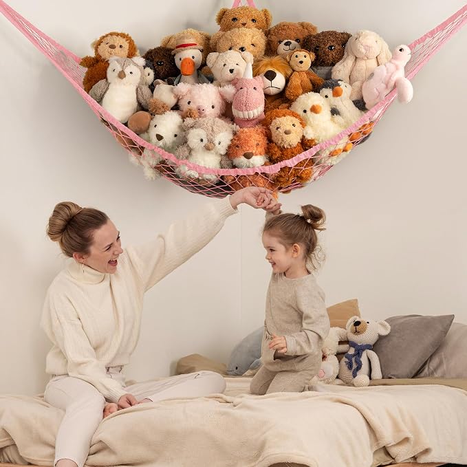 Stuffed Animal Storage Hammock Net Corner - Image 2