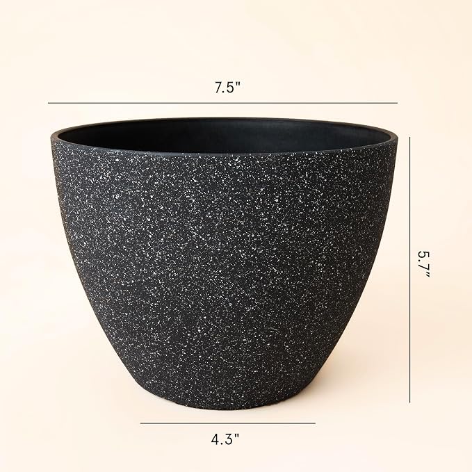 LA JOLIE MUSE Flower Pots Outdoor Garden Planters, Indoor Plant Pots - Image 7
