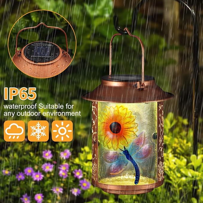 Dragonfly Solar Lanterns Outdoor Waterproof, Birthday Gifts - Image 4