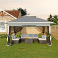 Canopy Tent 12x12 ft, Pop Up Gazebo One-Push Setup by GarveeLife
