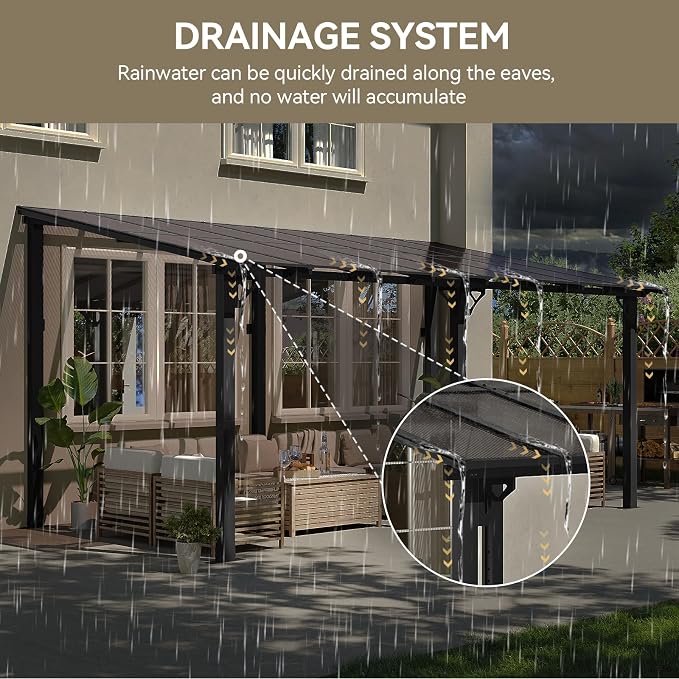 Aoxun 16' x 10' Gazebo for Patio, Gazebo Pergola - Image 6