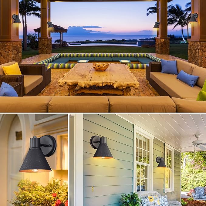 2 Pack Outdoor Wall Sconces - Image 5