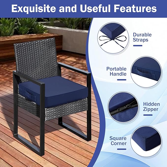 Patio Chair Cushions, Waterproof Outdoor Cushions - Image 5