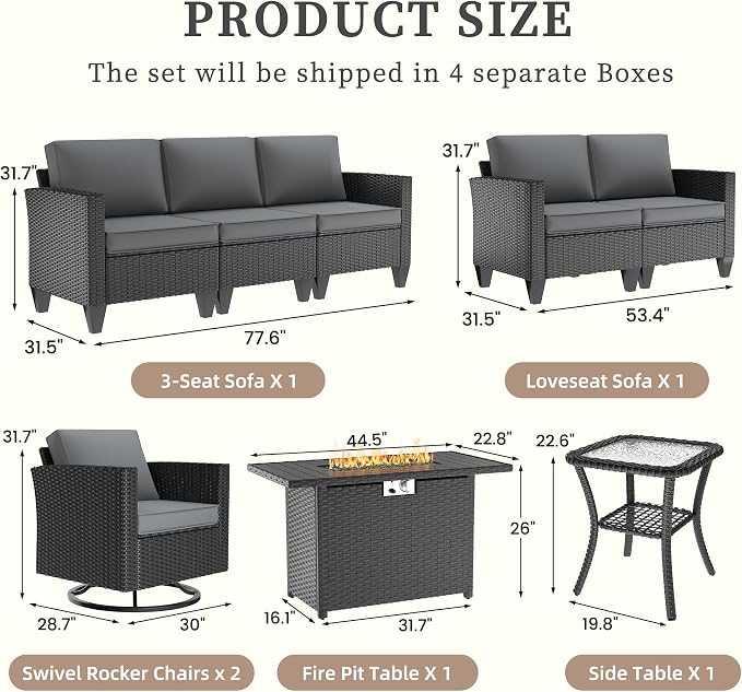 UDPATIO Patio Furniture Set - Image 2