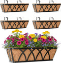 Window Deck Railing Planters Boxes by EIMQUVW