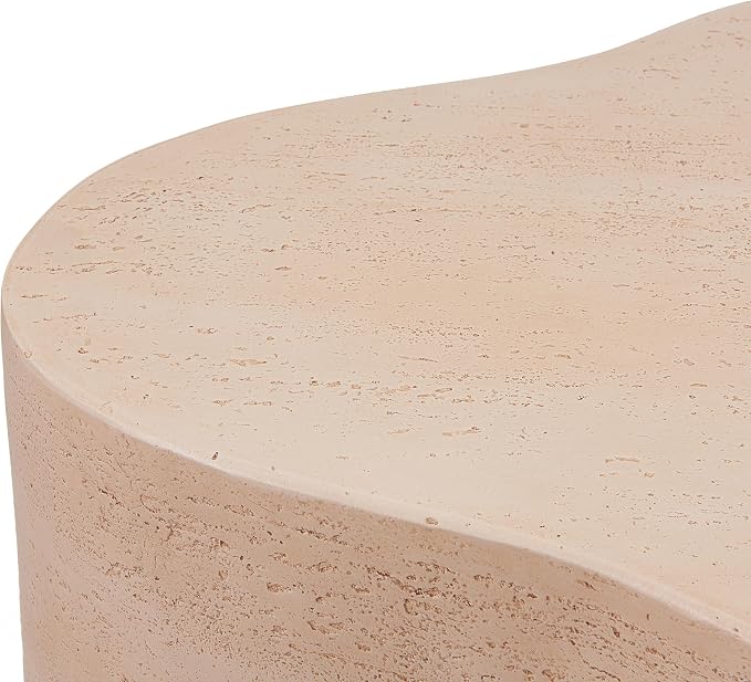 Christopher Knight Home Rhett Cloud-Shaped Lightweight Concrete Coffee Table - Image 7