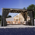 Aoxun Louvered Pergola 10' x 12' Outdoor Aluminum Pergola by Aoxun
