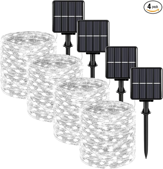 Extra-long 288FT 800 LED Solar Fairy String Lights by BringYouBrightFuture
