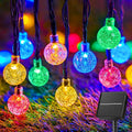 Brightown Solar String Lights Outdoor 60 Led 35.6 Feet Crystal Globe Lights by Brightown