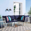 Modway Riverside Outdoor Patio Aluminum Sectional Set by Modway