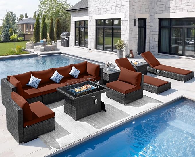 NICESOUL 11 Piece Outdoor Furniture - Image 2