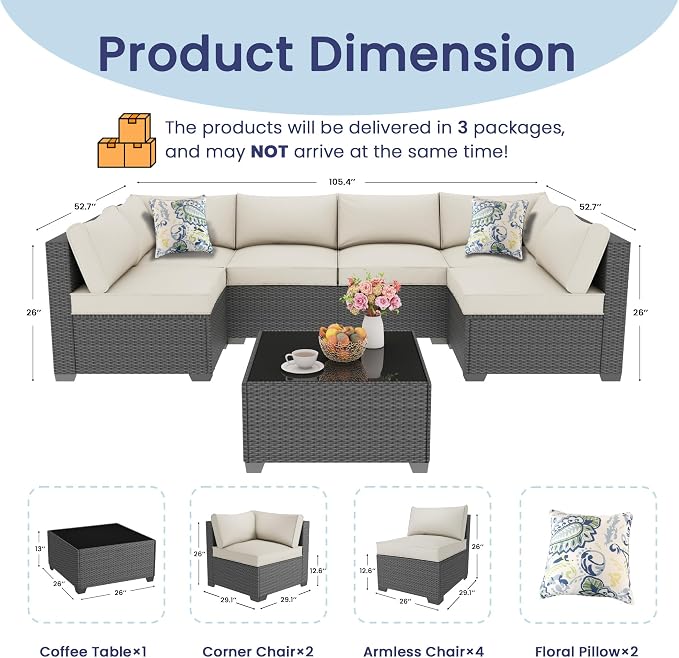 Outdoor Patio Furniture Set - Image 8