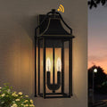  Outdoor Wall Sconce Fixture, Dusk to Dawn Patio Lights Waterproof by Lawyettle